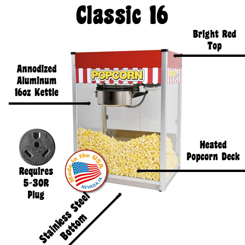 E-LITE POPCORN MAKER- 1 YEARS WARRANTY